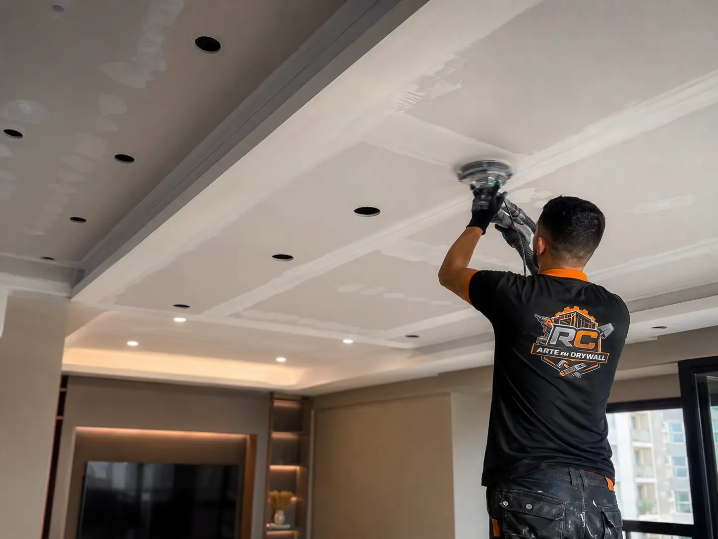 Rebaixamento de teto em Drywall